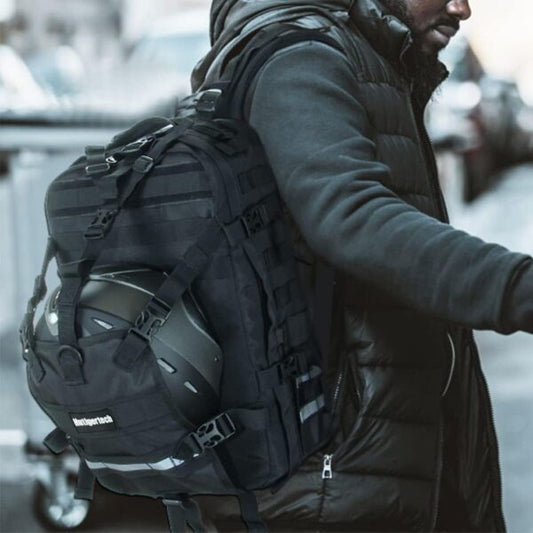 Maletín Motocicleta Porta Cascos Con Cap